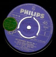 MAX GUNTHER Weltberuhmte Walzer Vol. 1 EP Vinyl Record 7 Inch Dutch Philips 1967